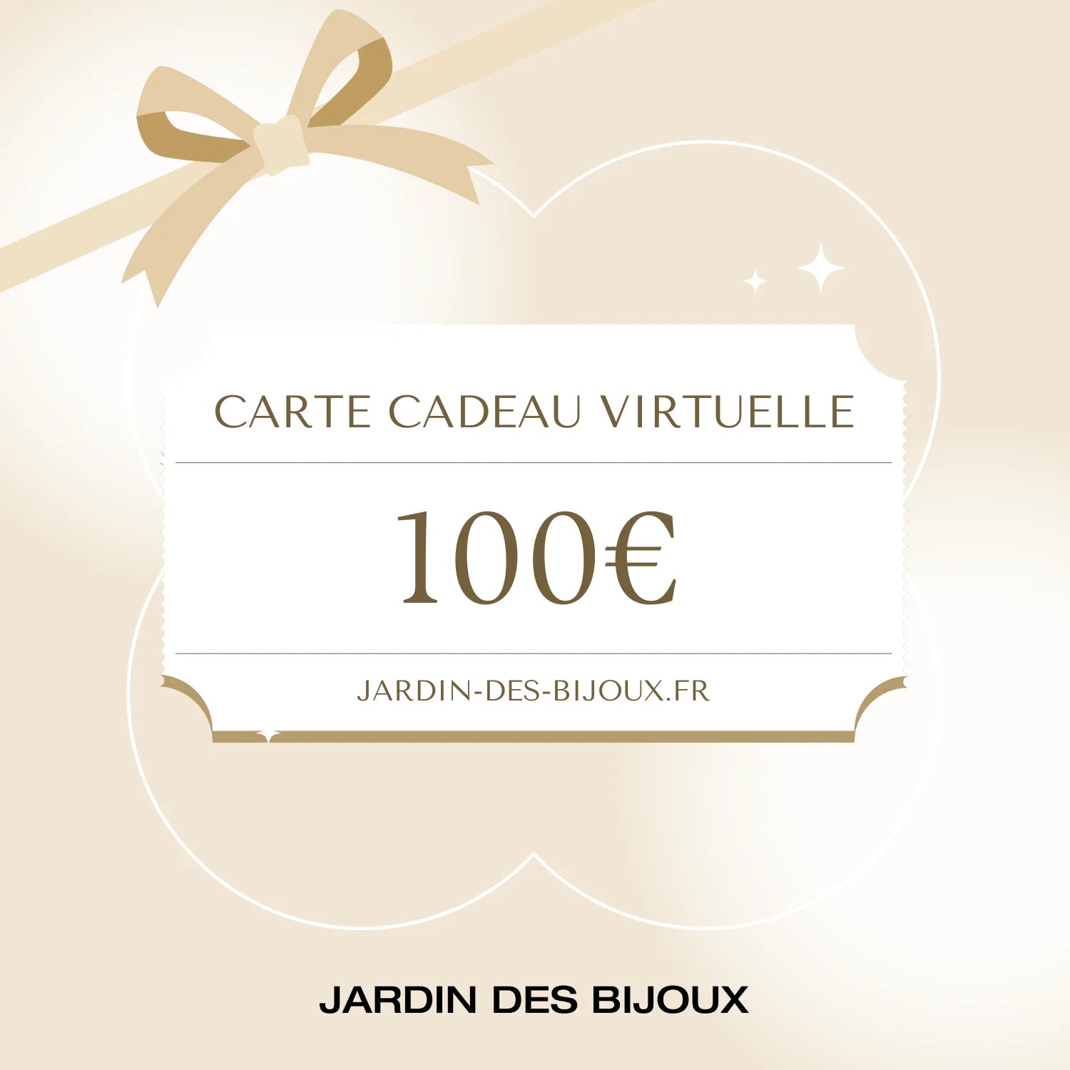 Carte cadeau e-Carte 100 € Jardin des Bijoux